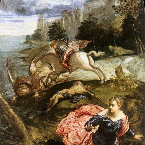 AZİZ GEORGE VE EJDERHA “SAINT GEORGE AND THE DRAGON” – TINTORETTO